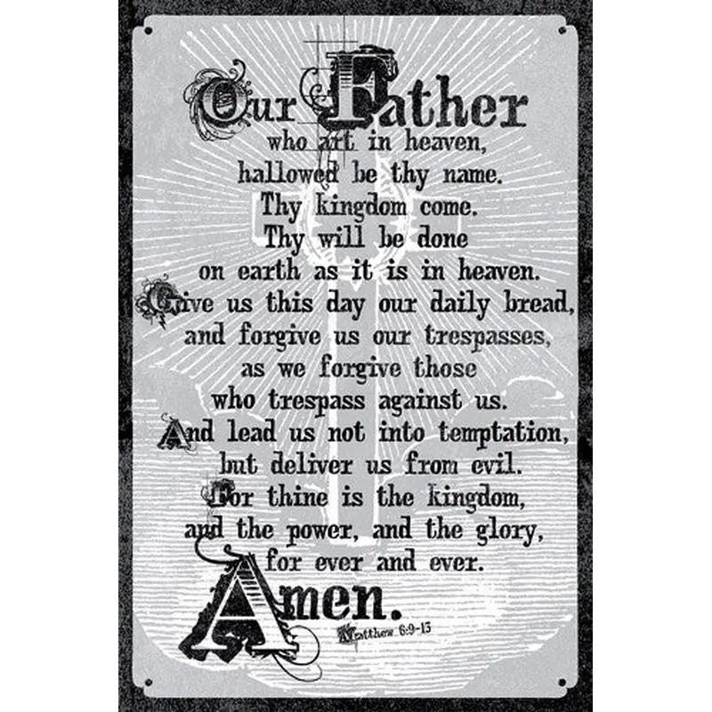 The Lord's Prayer Poster (Matthew 6:9-13) - Slingshot