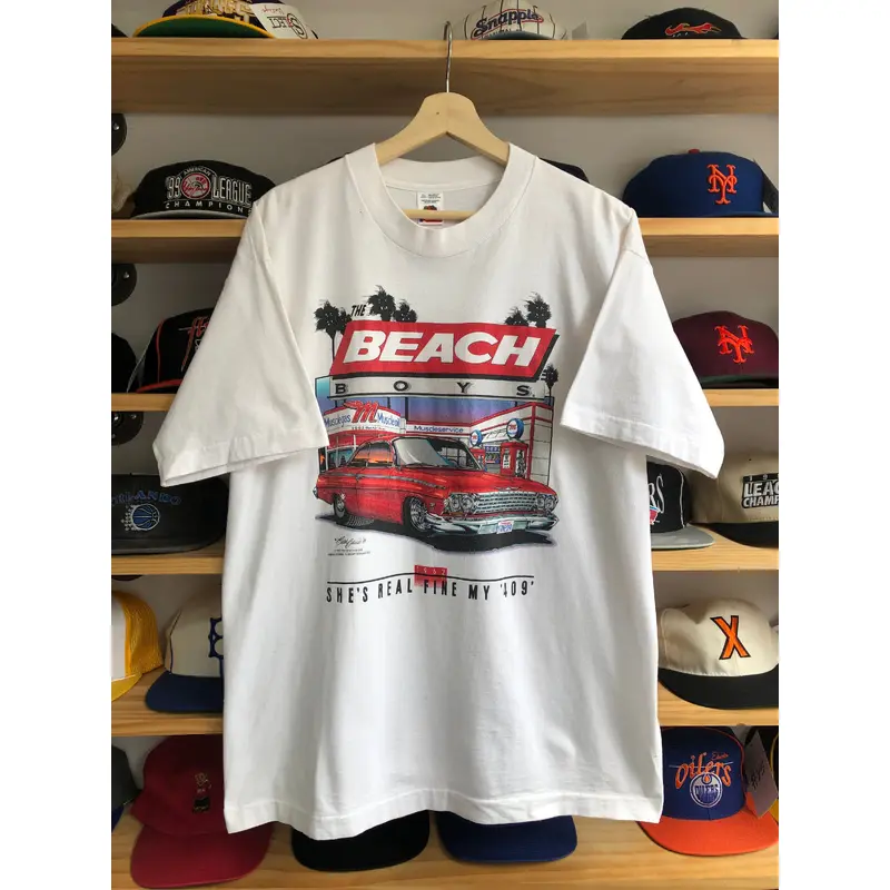 Vintage 1995 The Beach Boys Real Fine 409 Tee Size XL