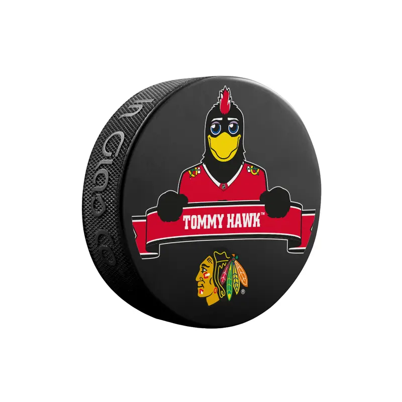 NHL Chicago Blackhawks Mascot Souvenir Hockey Puck
