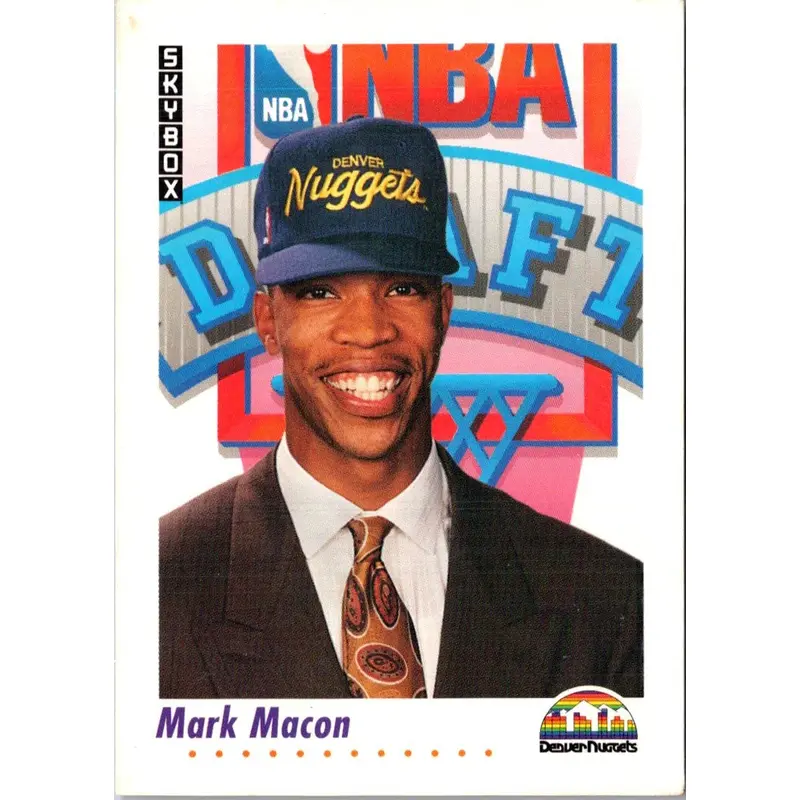 1991 SkyBox Mark Macon #520 Rookie