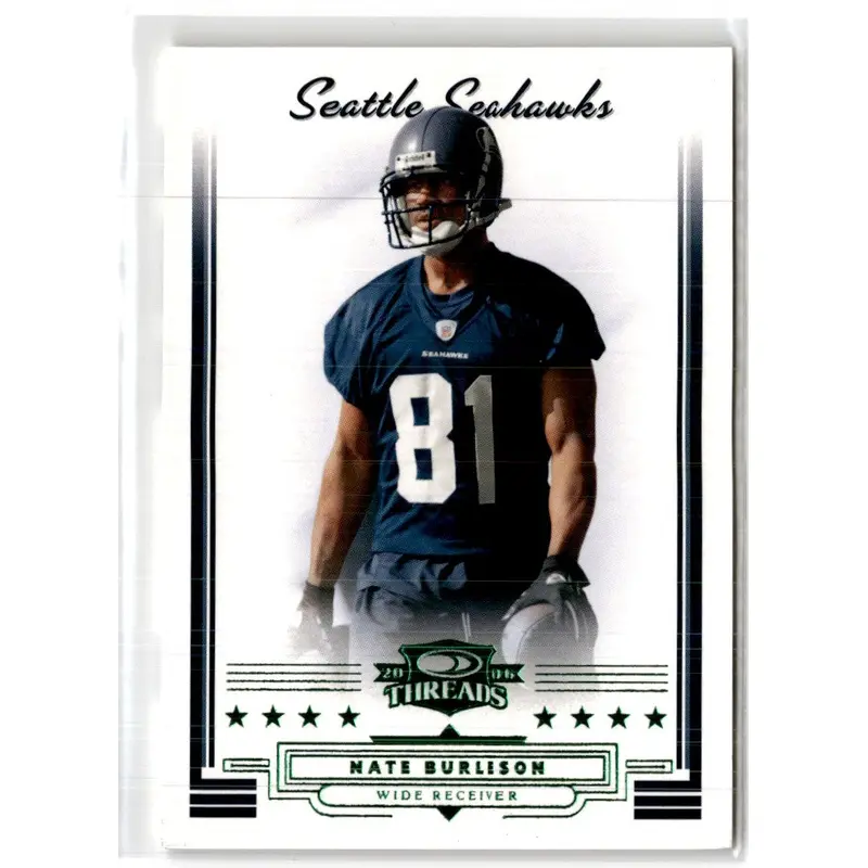 2006 Donruss Threads Retail Green Nate Burleson #104 104071/100