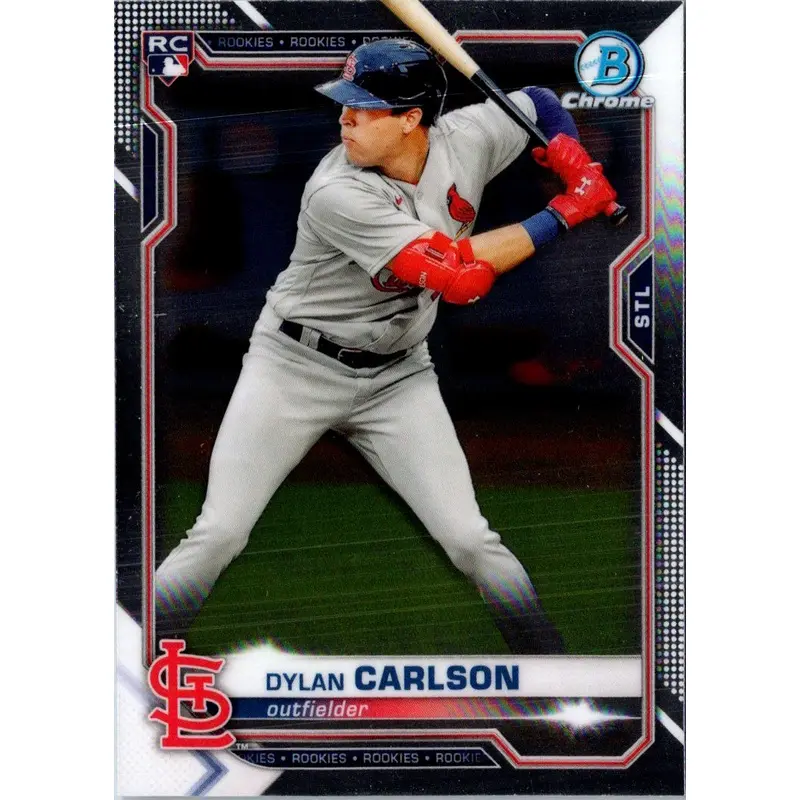 2021 Bowman Chrome Dylan Carlson #45 Rookie