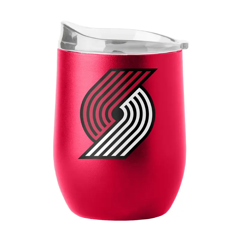 Portland Trail Blazers 16oz Flipside Powder Coat Curved Bev