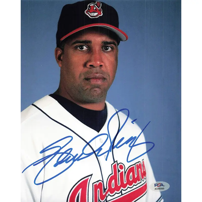 EDUARDO PEREZ signed 8x10 photo PSA/DNA Cleveland Autographed