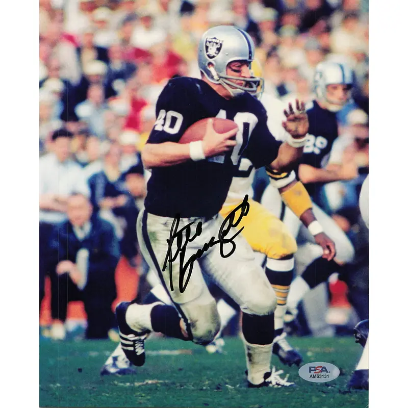 Pete Banaszak signed 8x10 photo PSA/DNA Raiders Autographed