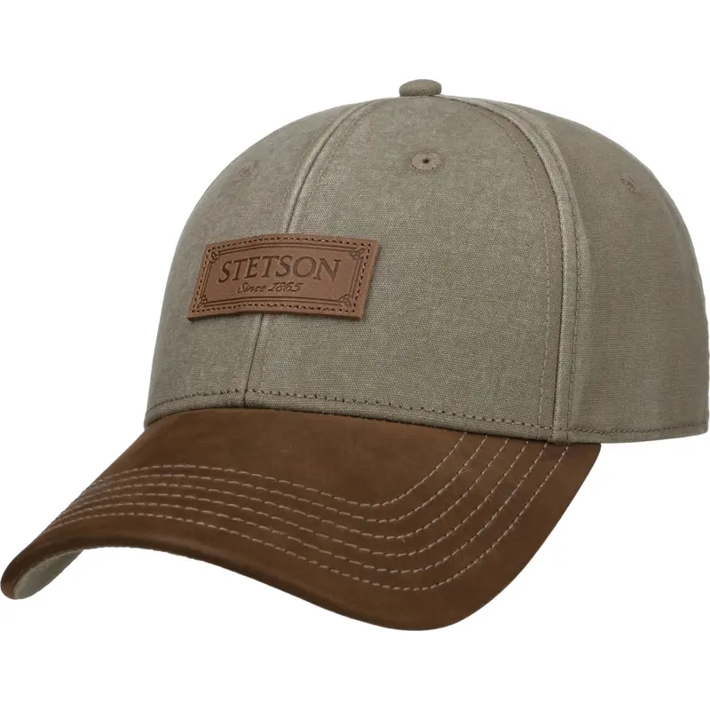 Stetson - Baseball Cap Cotton Green - Olive