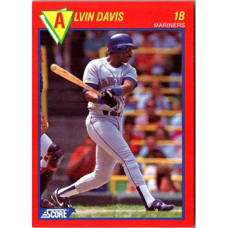 1989 Score Baseball's 100 Hottest Players Alvin Davis #78