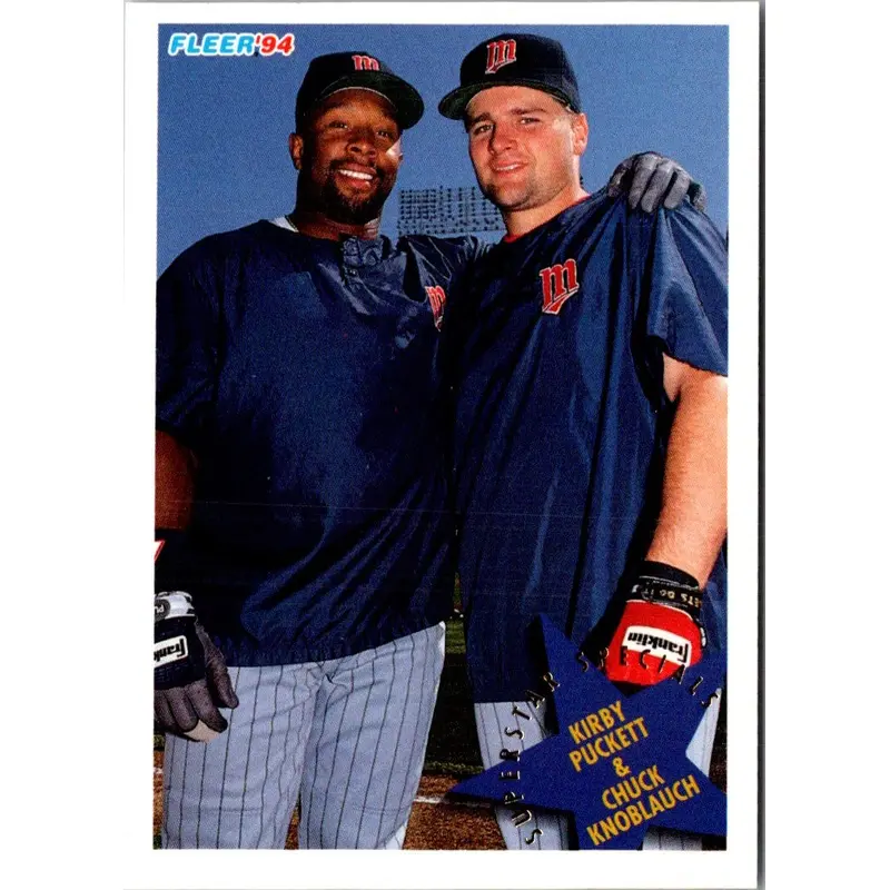 1994 Fleer Kirby Puckett/Chuck Knoblauch #712