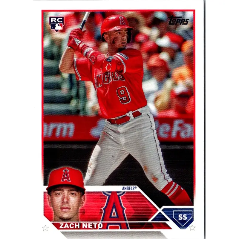 2023 Topps Update Zach Neto #US98 Rookie