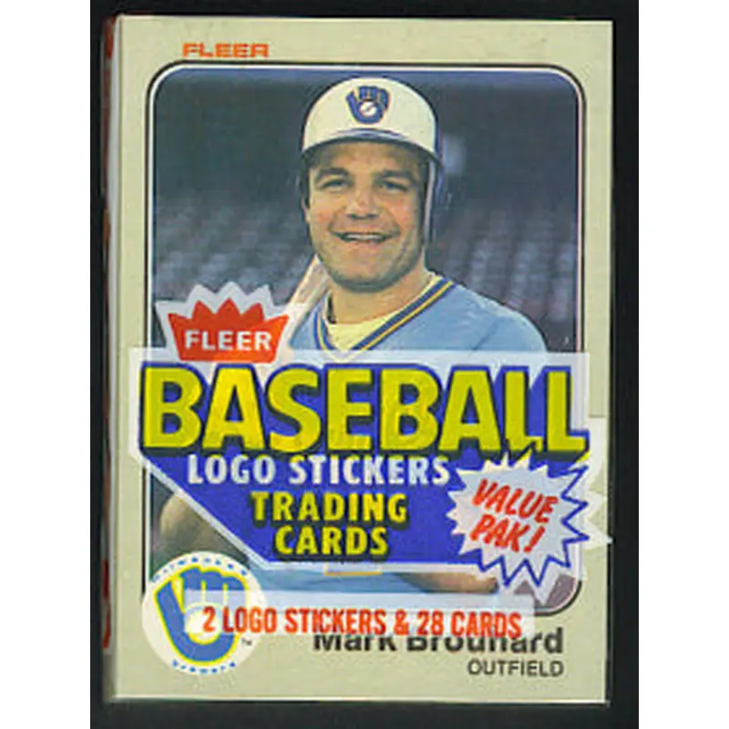 1983 Fleer Baseball Unopened Cello Pack