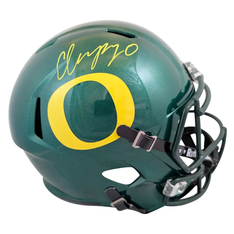 Oregon Christian Gonzalez Signed Full Size Speed Rep Helmet BAS Witnessed