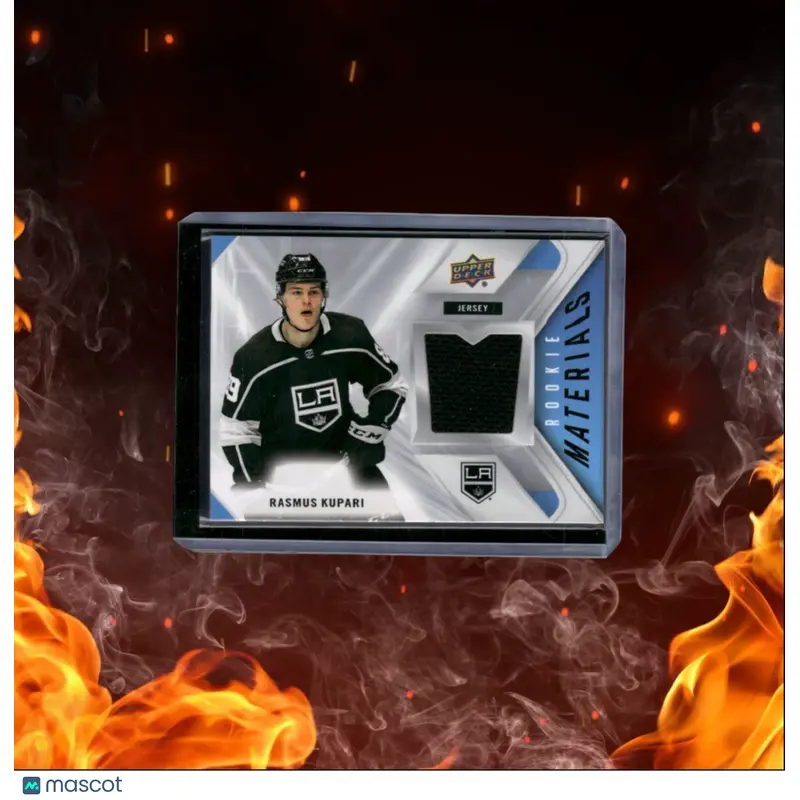 2022-23 Upper Deck Rasmus Kupari Materials Jersey Rookie Auto #SC-RK