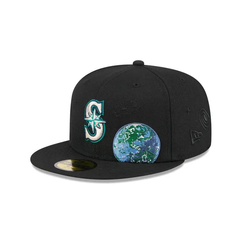 New Era - NE Global - 59Fifty Fitted Cap - Seattle Mariners - Black