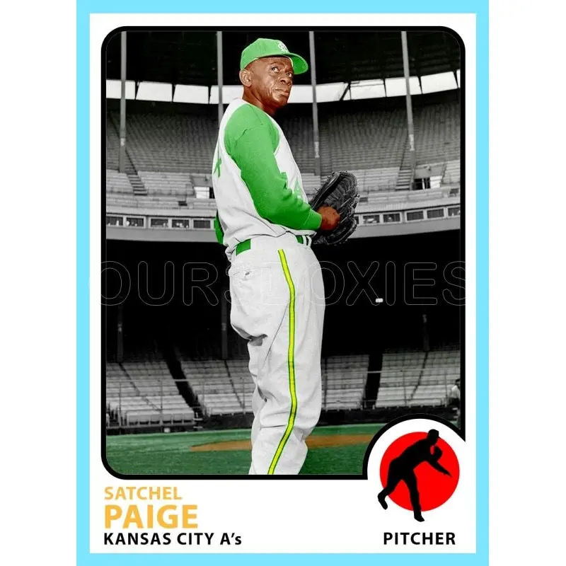 Satchel Paige 1973 Topps Custom Card - 4785