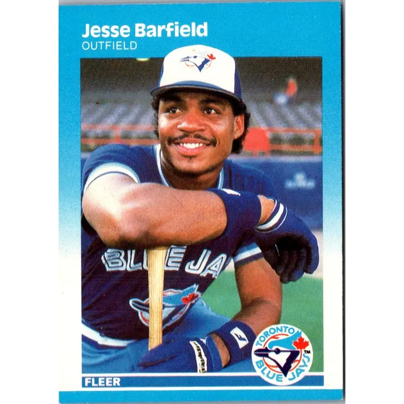 1987 Fleer Glossy Jesse Barfield #219