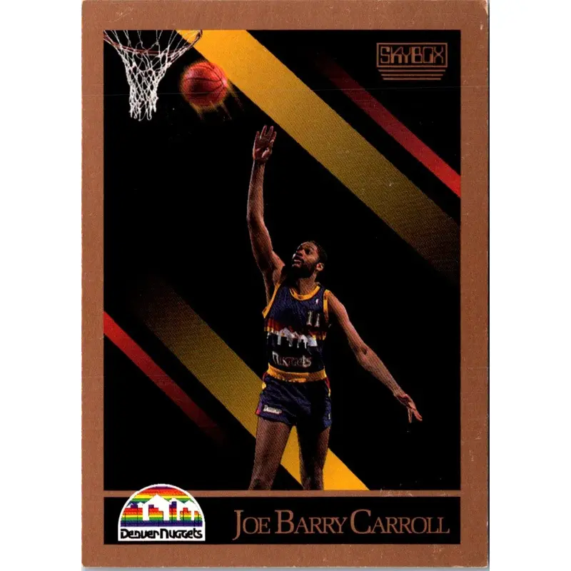 1990 SkyBox Joe Barry Carroll #72