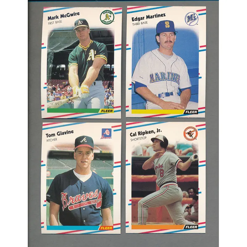 1988 Fleer Baseball Complete Set (w/ Inserts) (660) NM/MT MT