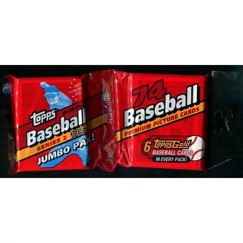 1993 Topps Baseball Unopened Series 2 Jumbo Pack (74)
