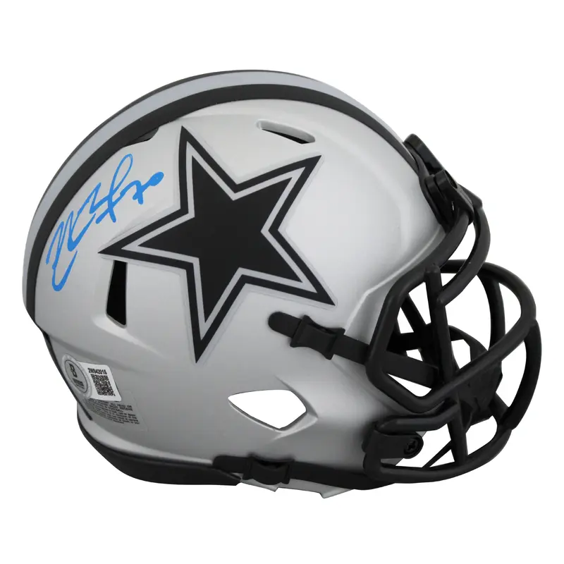 Cowboys Zack Martin Authentic Signed Rave Speed Mini Helmet BAS Witnessed
