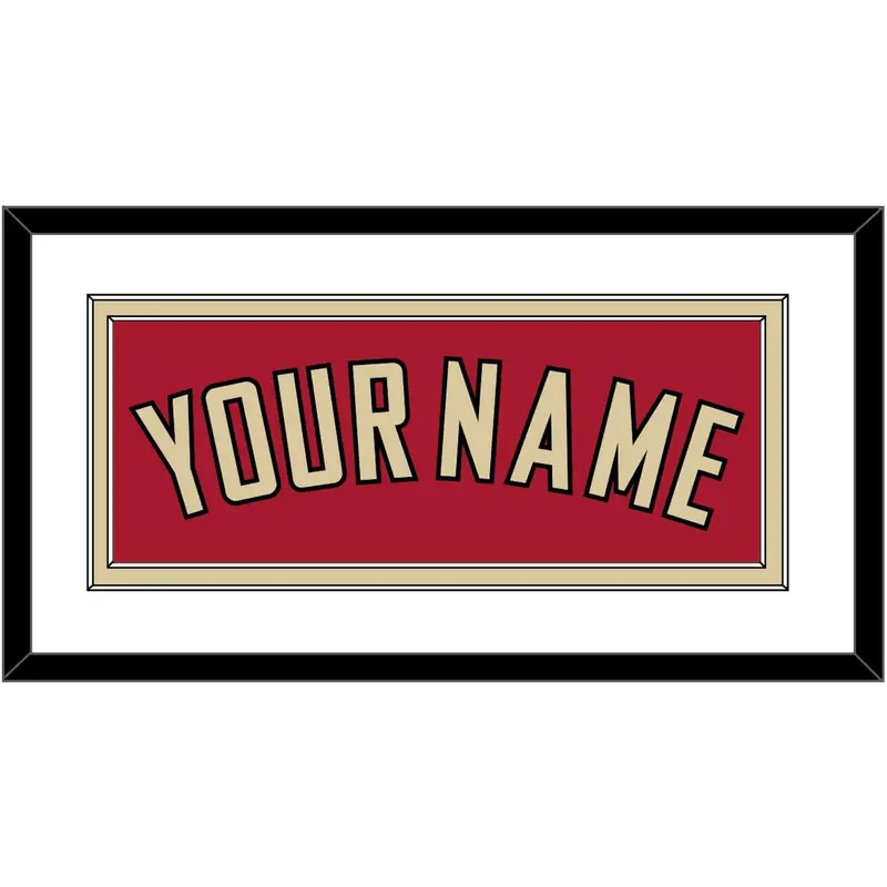 Arizona Name - Alternate Red (2020-2023) - Double Mat 1