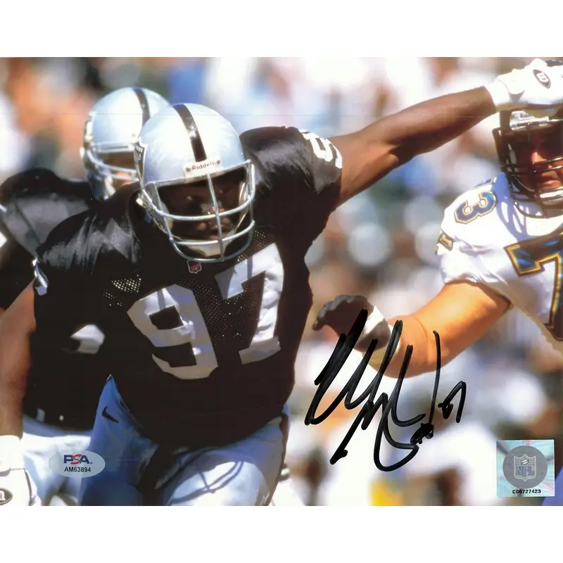 RUSSELL MARYLAND signed 8x10 photo PSA/DNA Oakland Raiders Autographed