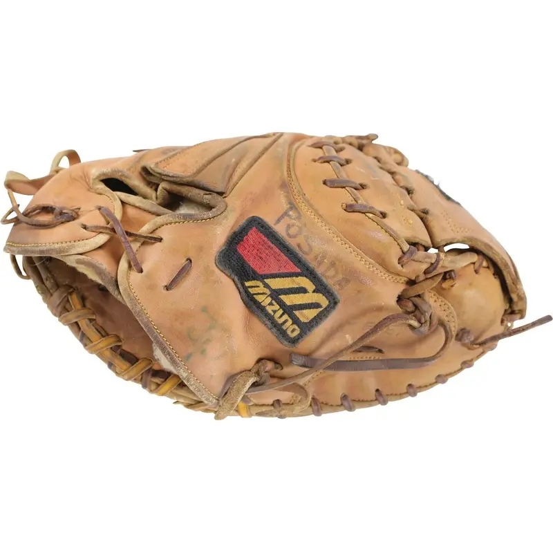 1995 Jorge Posada Rookie Game Used Catchers Mitt Glove PSA DNA COA RARE