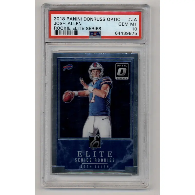 Josh Allen 2018 Donruss Optic Rookie Elite Series PSA 10 Gem Mint 9875