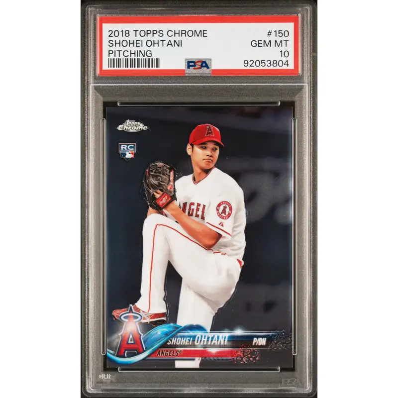 Shohei Ohtani 2018 Topps Chrome #150 PSA 10 Gem Mint 3804