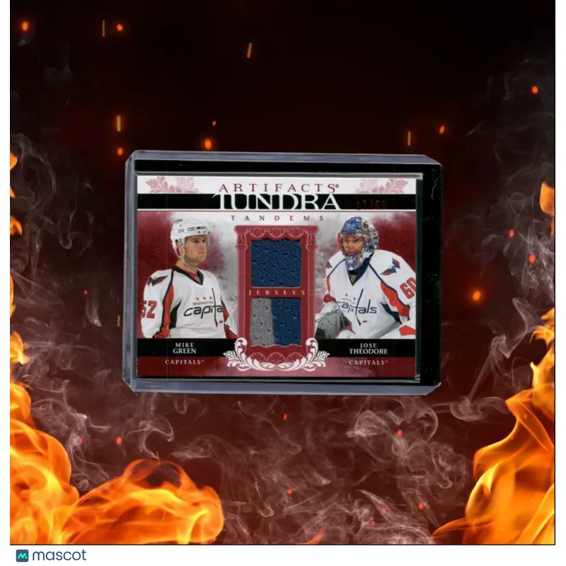 2009-10 Upper Deck Artifacts Jose Theodore / Jose Theodore Tundra Tandems Ruby