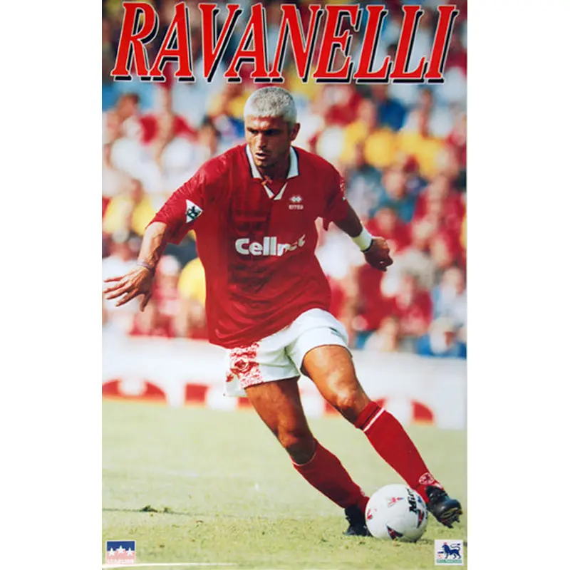Fabrizio Ravanelli "Action" Middlesbrough FC Poster - Starline Inc. 1996