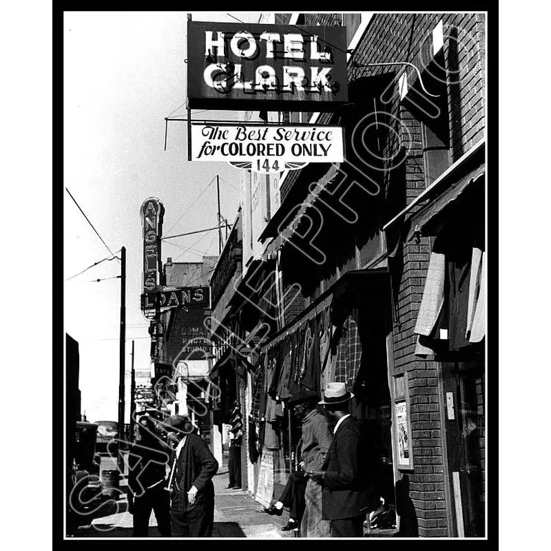 1939 Memphis Tennessee Colored Only Business 8X10 Photo - 2541