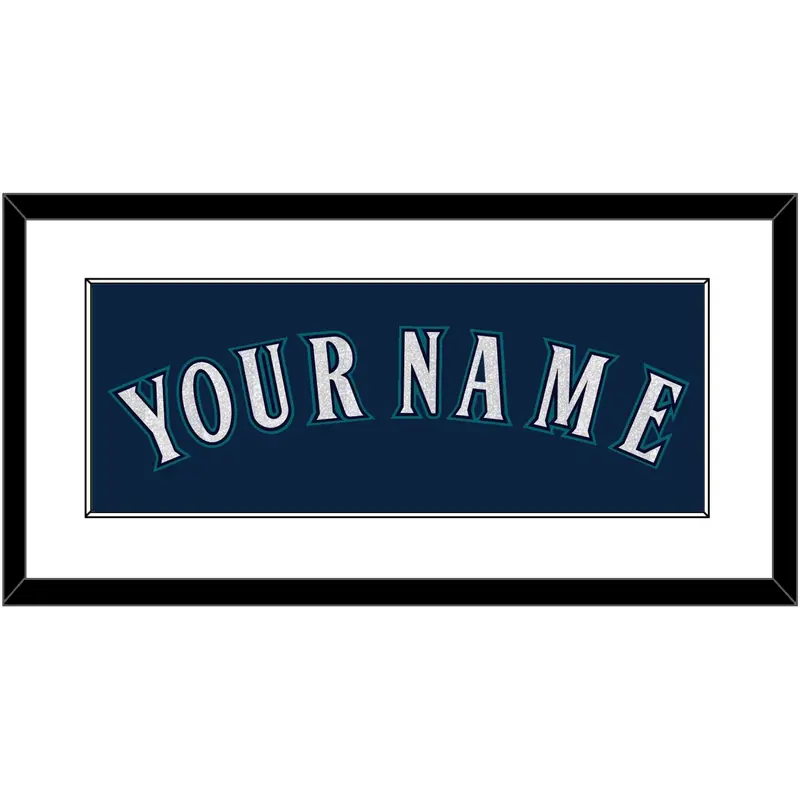 Seattle Name - Alternate Road Navy - Single Mat 1