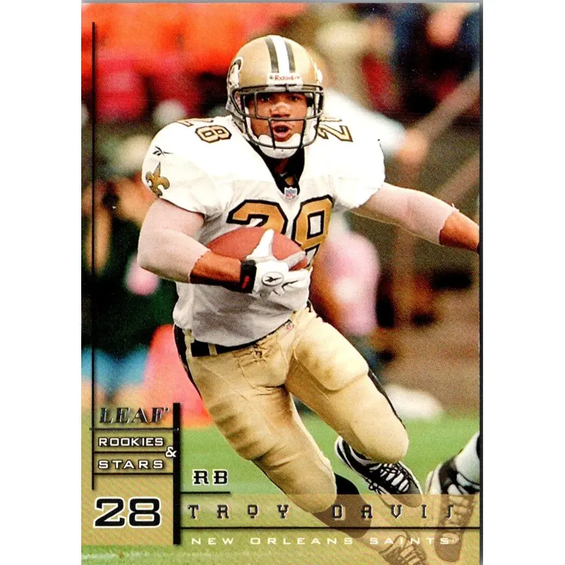 1998 Leaf Rookies & Stars Troy Davis #110