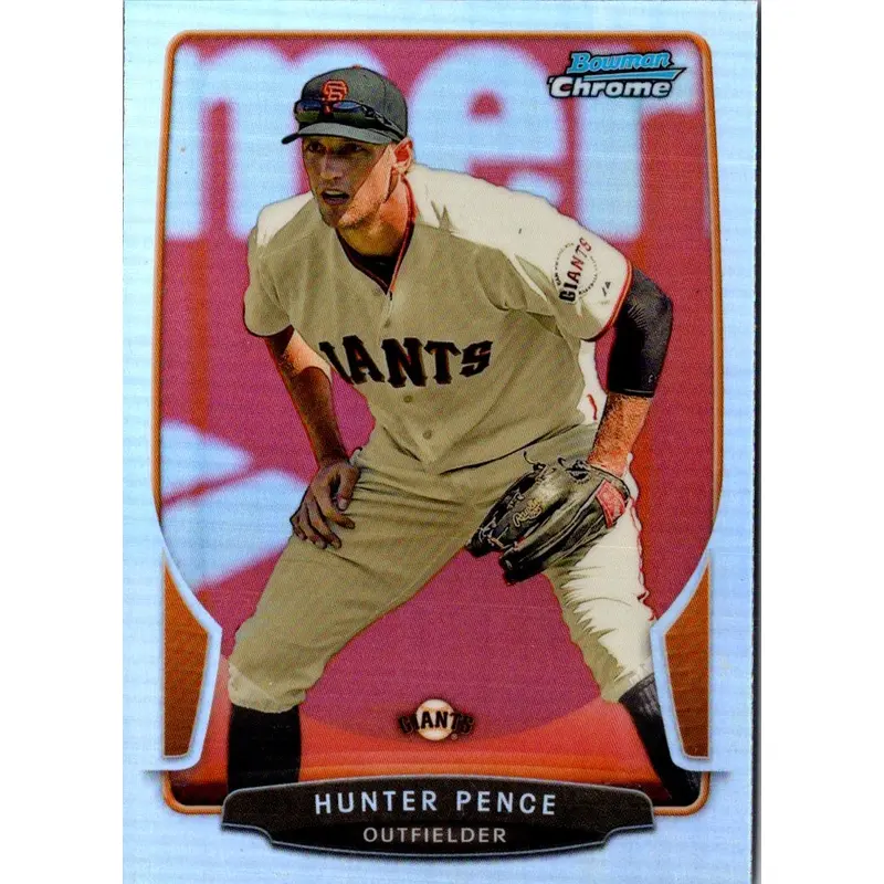 2013 Bowman Chrome Refractors Hunter Pence #158