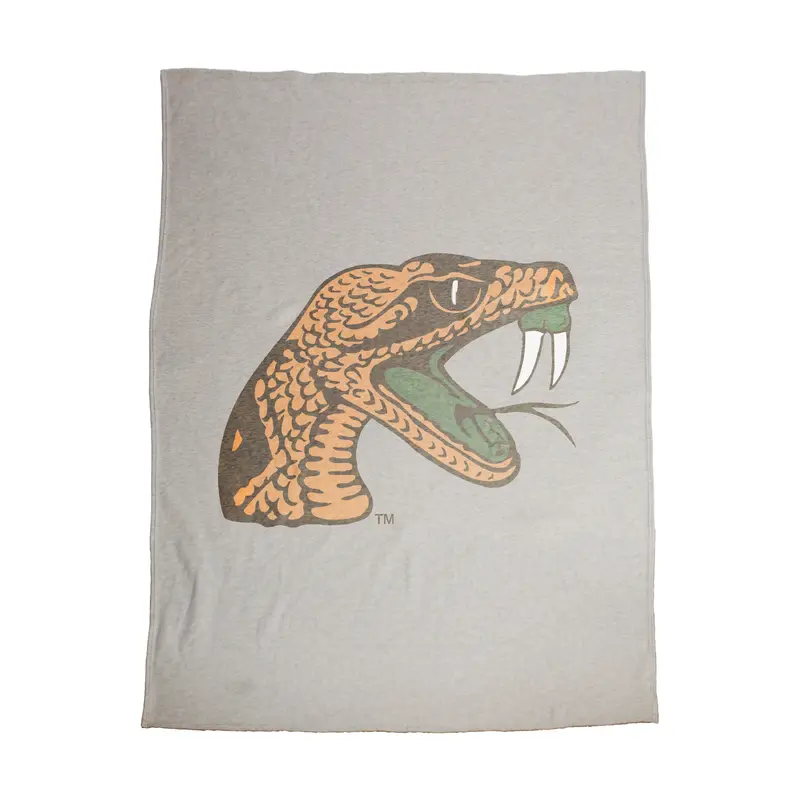 Florida A&M Oversized Logo Sublimated Sweatshirt Blanket