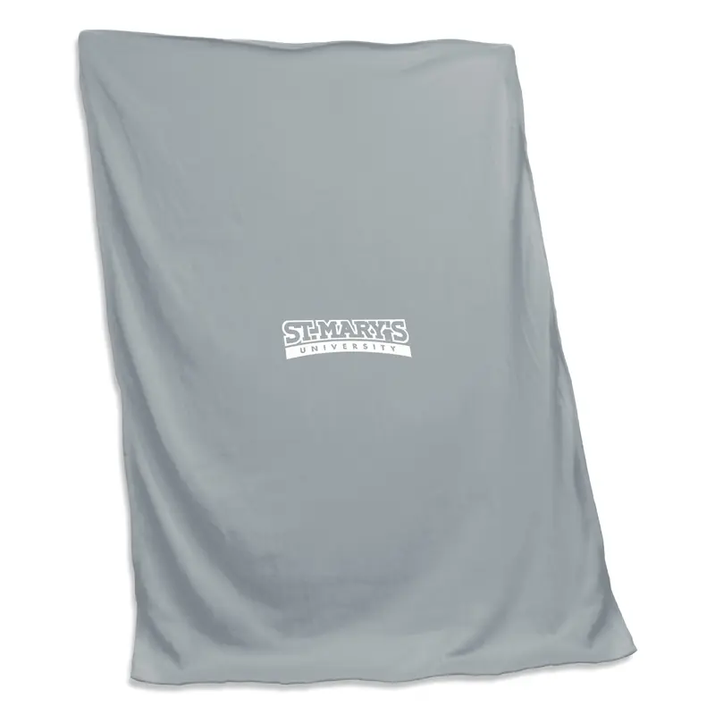 St Mary's U of TX Gray Sweatshirt Blanket (Screened)