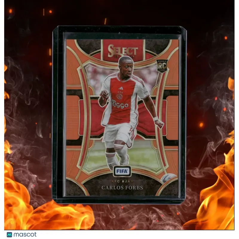 2023 Panini Select FIFA Carlos Forbs Orange Prizm Mezzanine Rookie 27/49 #155