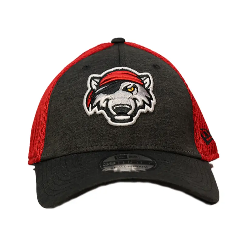 Erie SeaWolves NEC Shadow Neo Red Cap