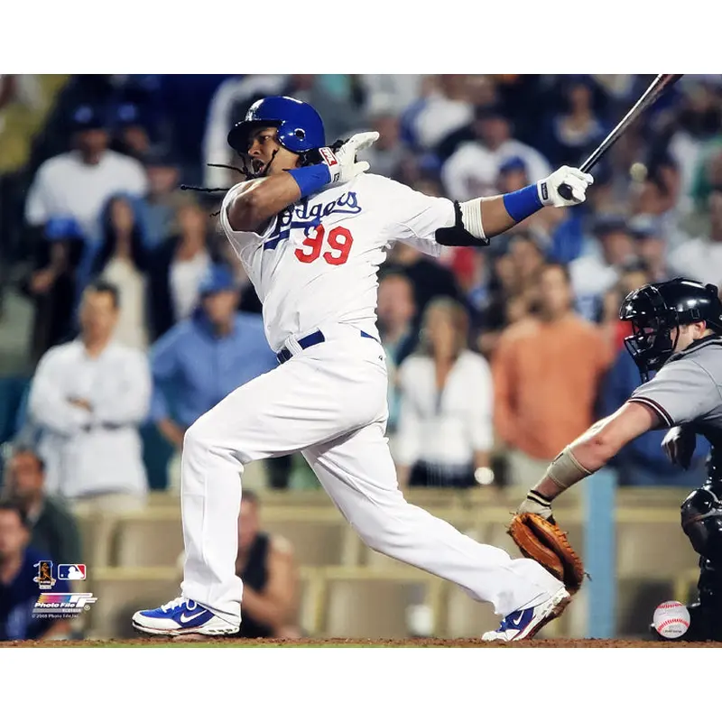 Manny Ramirez "Dodger Dream" (2008) LA Dodgers MLB Action Poster Print - Photofile 16x20