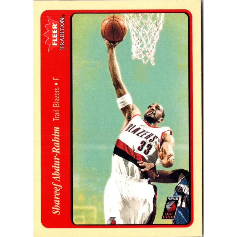 2004 Fleer Tradition Shareef Abdur-Rahim #77