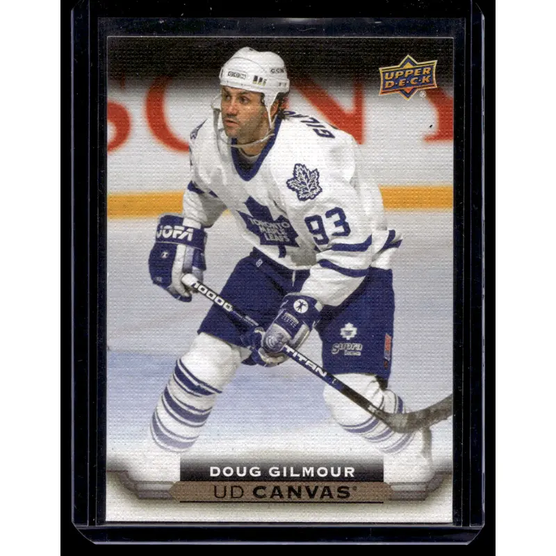 2015-16 Upper Deck - UD Canvas - Retired Stars - Doug Gilmour #C254