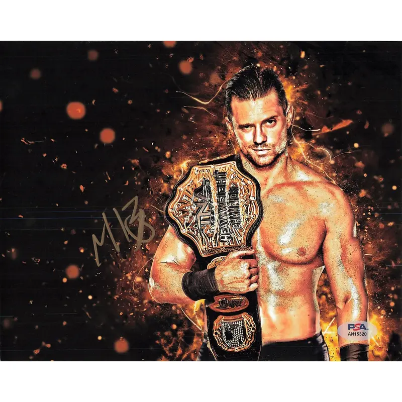 THE MIZ signed 8x10 photo PSA/DNA WWE Autographed Wrestling