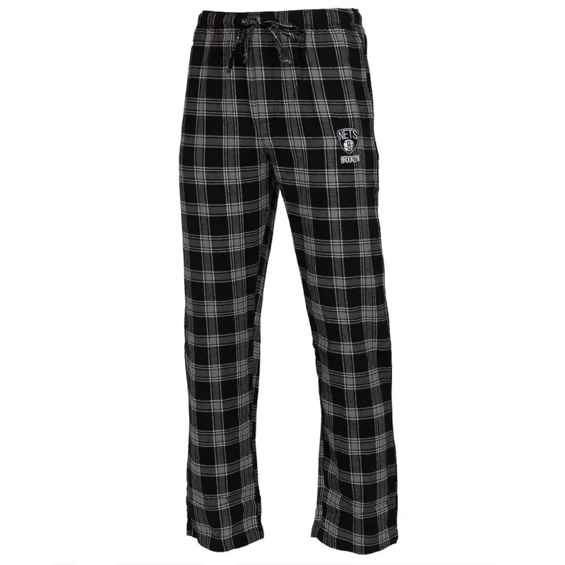 Brooklyn Nets - Logo Plaid Lounge Pants