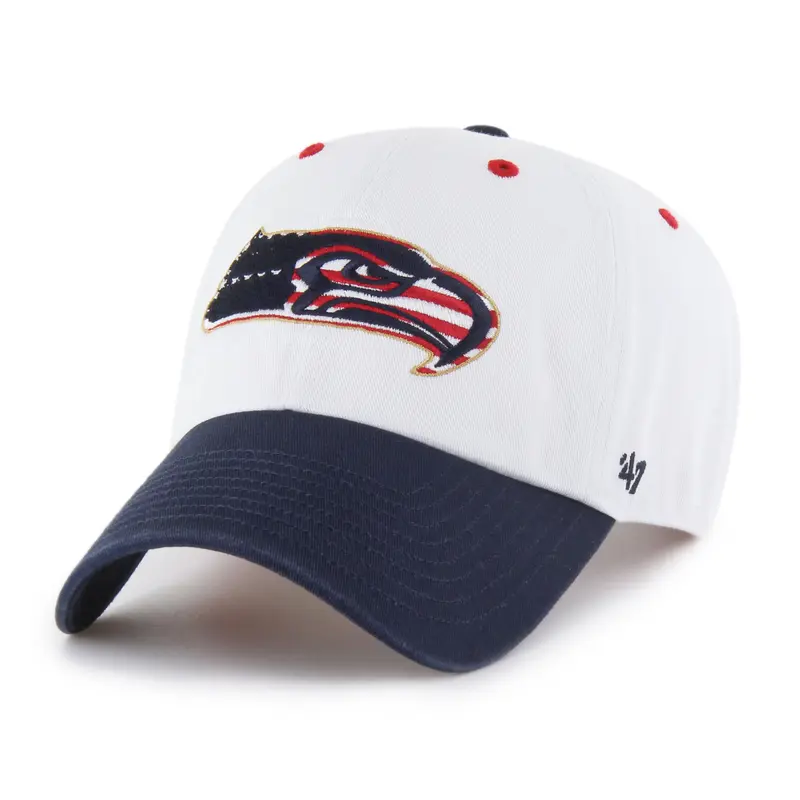 SEATTLE SEAHAWKS PATRIOTIC FLAG FILL '47 CLEAN UP