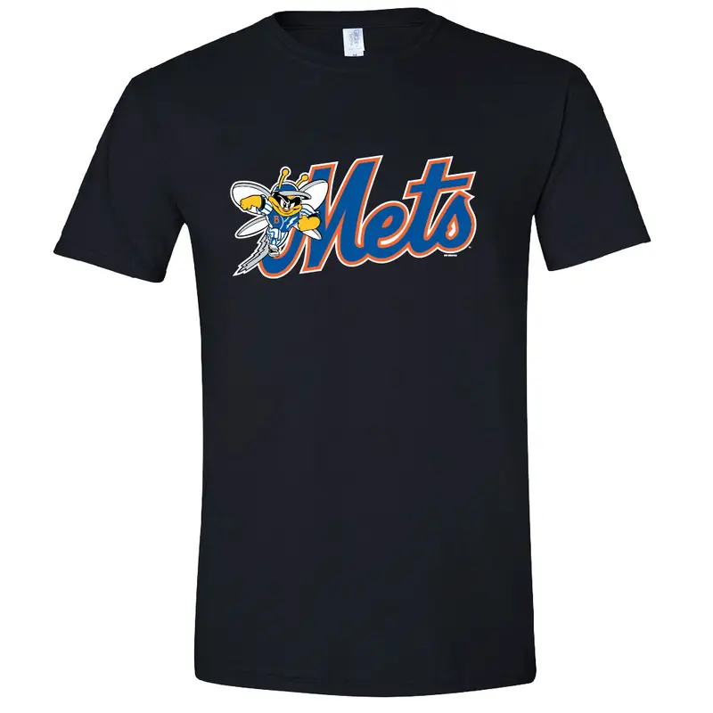 BRP Adult B-Mets 100% Cotton Black T-Shirt by Bimm Ridder