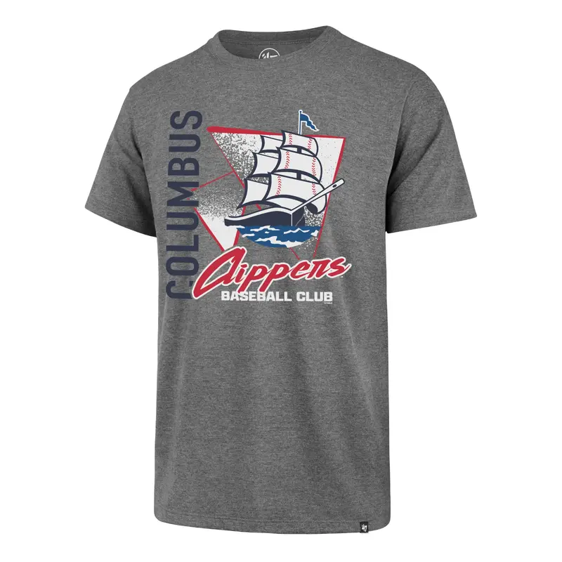 Columbus Clippers 47 Brand Sidearm Franklin Tee