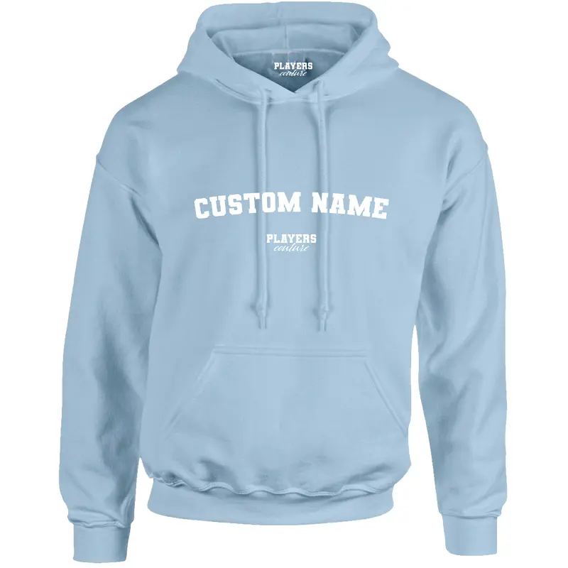 Light Blue Custom Great Value Players Couture Men's Basic Hoodie