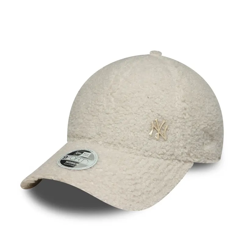 New York Yankees MLB Borg Cream 9FORTY Adjustable Cap