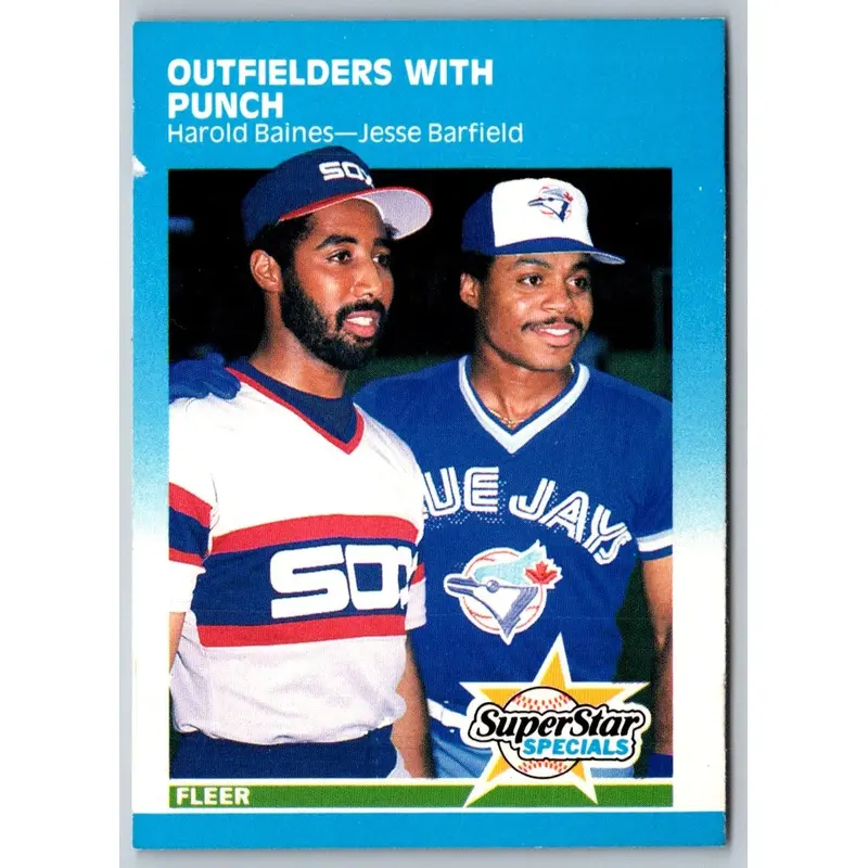 1987 Fleer Harold Baines/Jesse Barfield #643