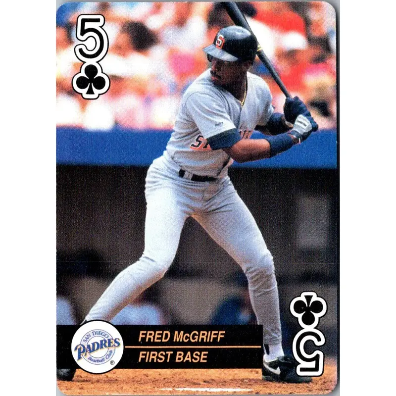 1992 U.S. Playing Card Co. Baseball Aces Fred McGriff #5